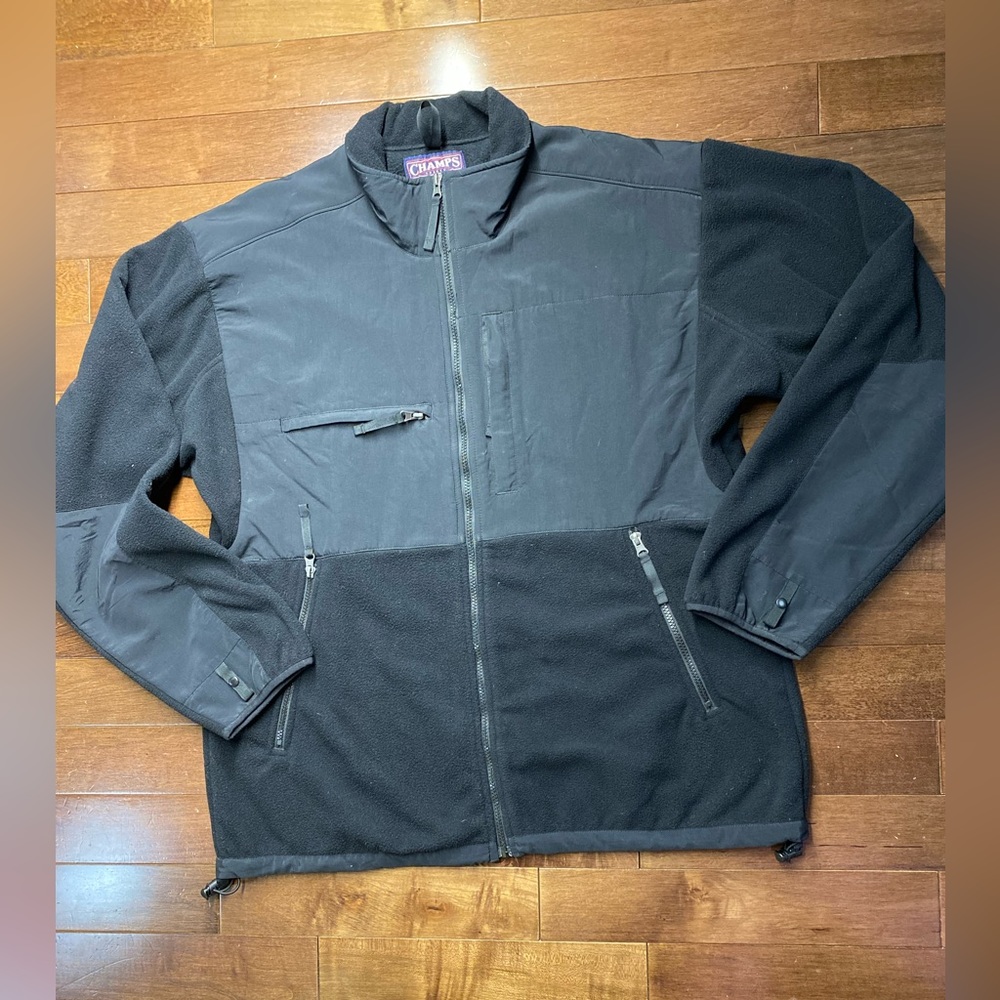 Champs Fleece Mens Active Jacket Sz XL Full zip
